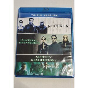 The Matrix -  The Matrix Reloaded - The Matrix Revolution Blu-ray DVD 2003